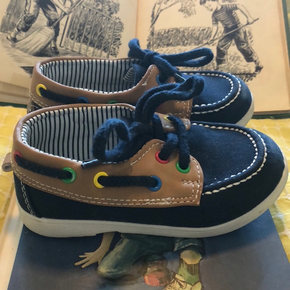SOLD H&M Colorful Boat Shoes Toddler 6.5 - Picture 2 of 6